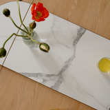 UMAGE Lifestyle Comfort Circle Extendable Dining Table Oak Ceramic Top Bianco Brass (3).png